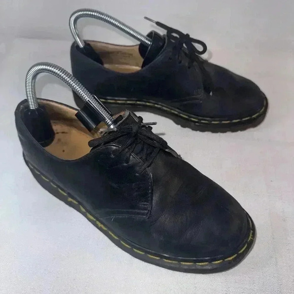 Dr Martens Black AW 1484 Vintage Early‎ 90s Low Top Size 6 Made In England main image 4